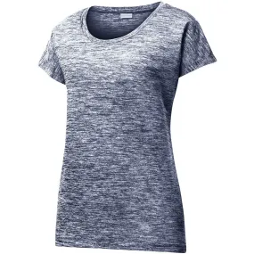 Sport-Tek Women's True Navy Electric PosiCharge Electric Heather Sporty Tee