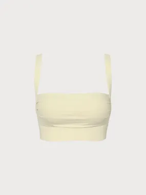 Square Neck Backless Sports Bra