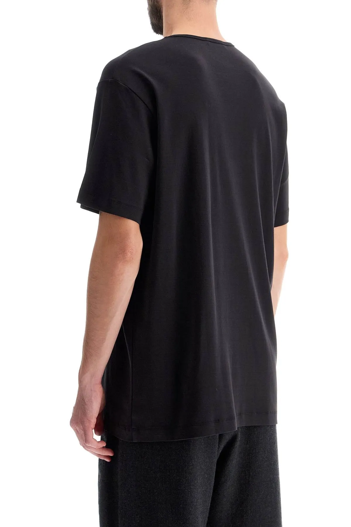t-shirt with wide round neck TO1109 LJ1016 SQUID INK