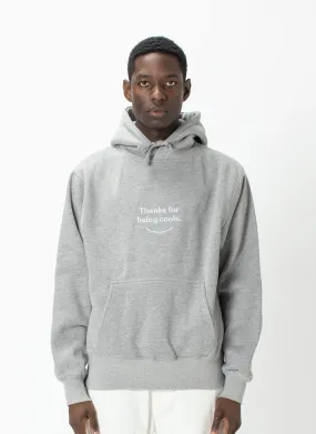 Thanks Hood Grey Melange