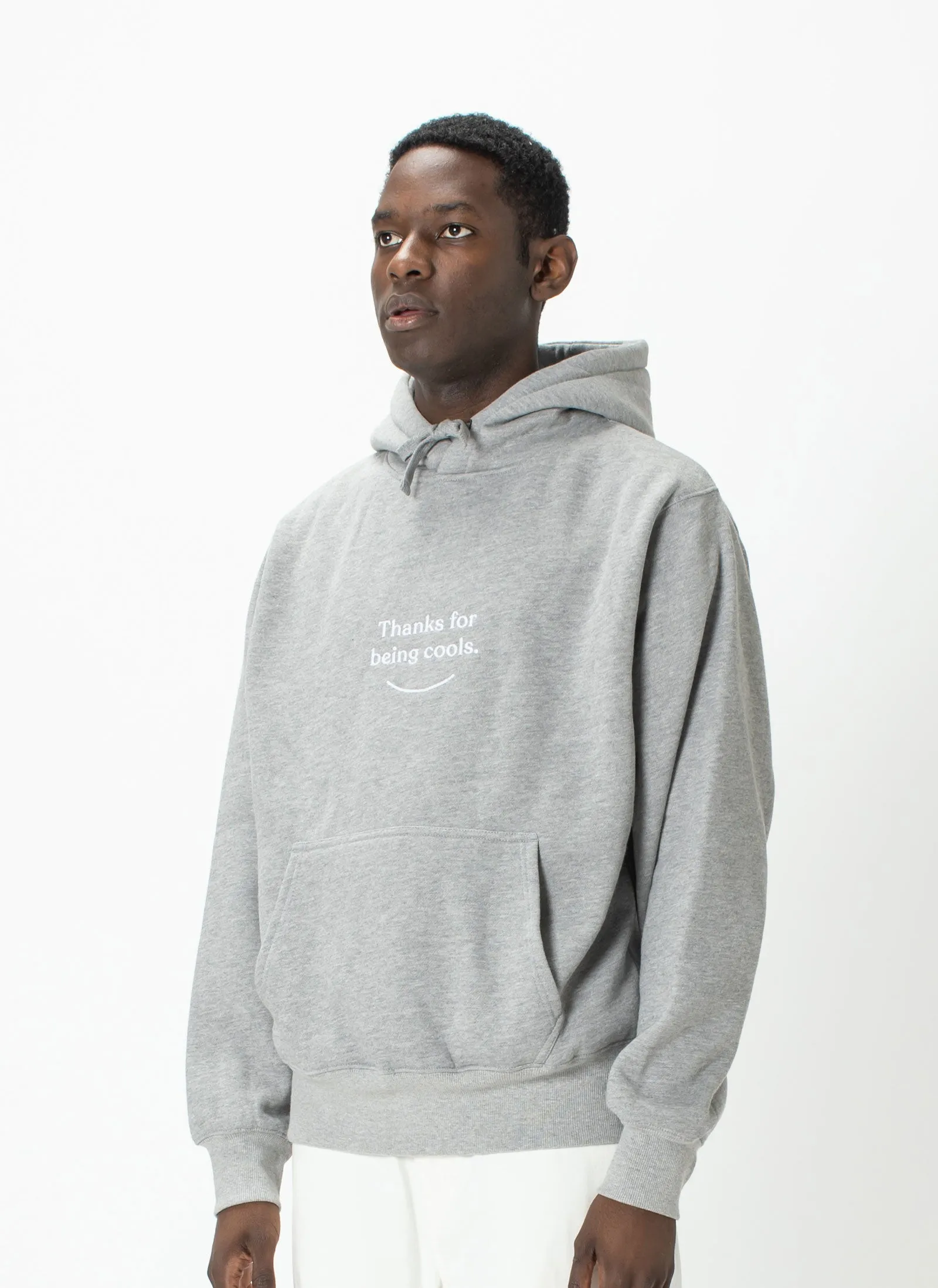 Thanks Hood Grey Melange
