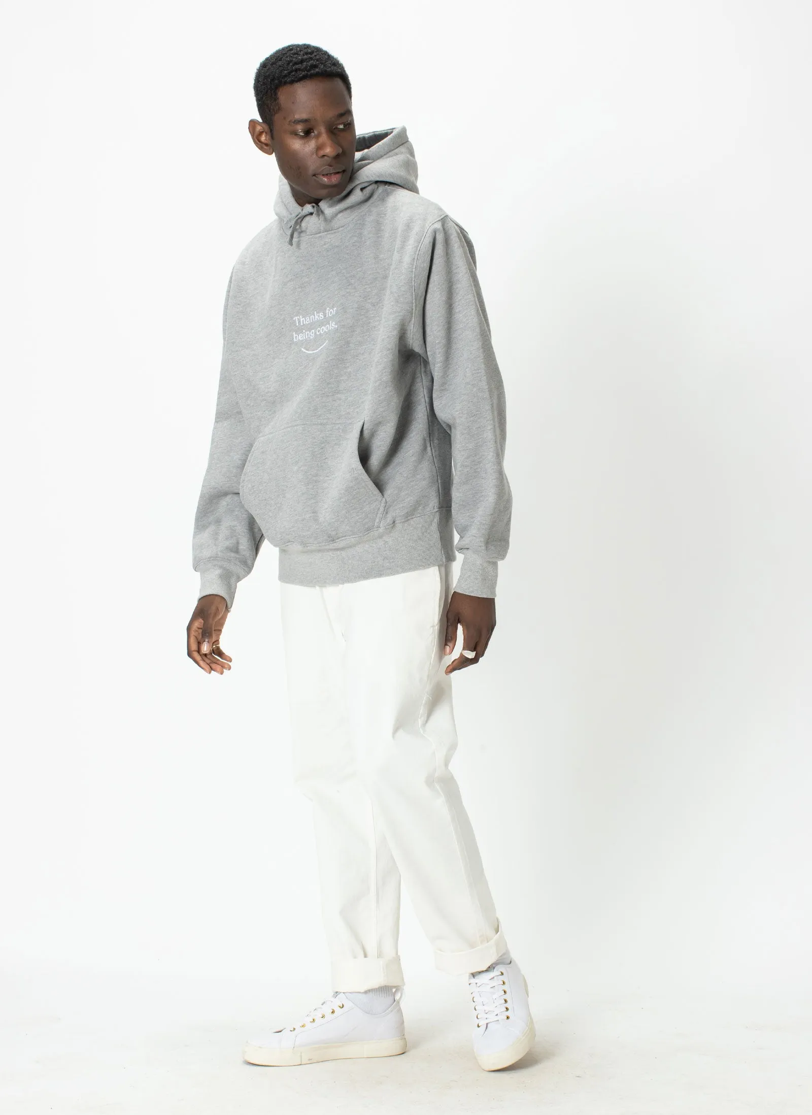 Thanks Hood Grey Melange