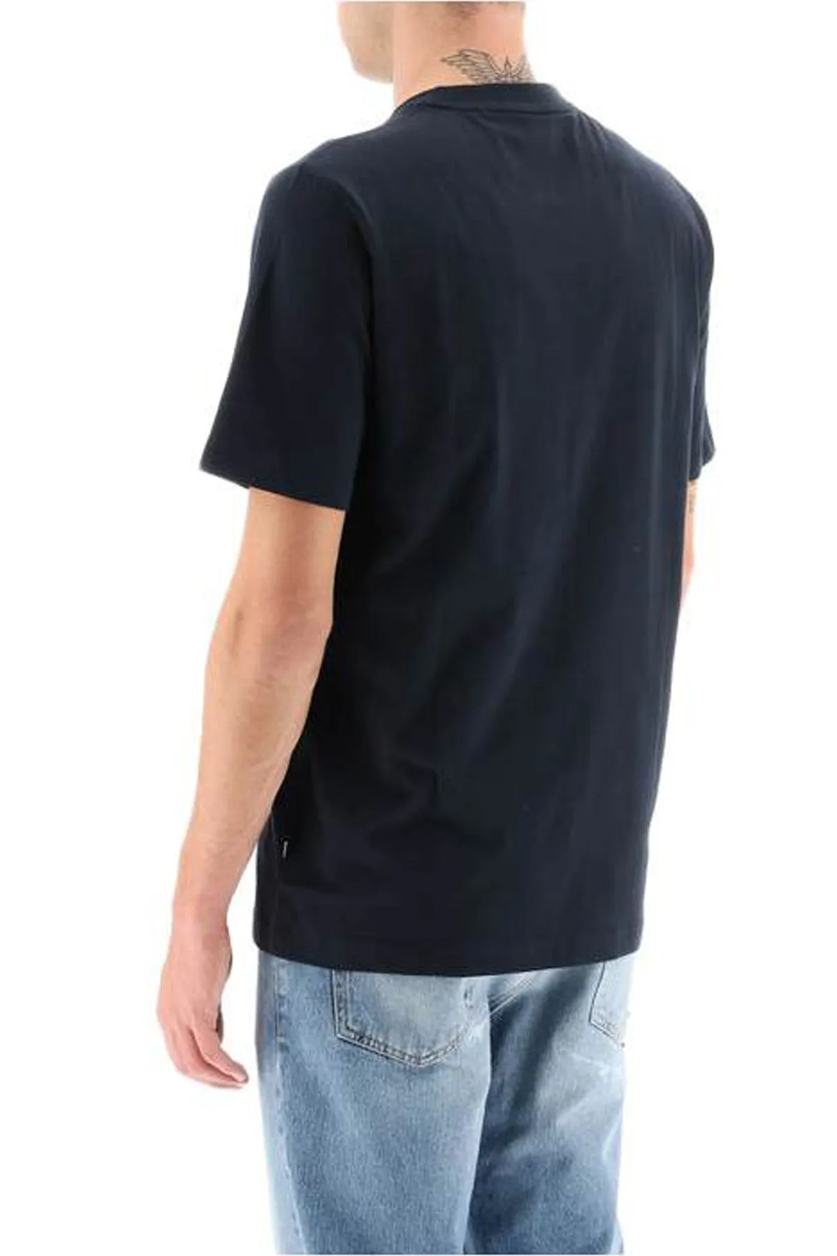 tiburt 354 logo print t-shirt 50495742 DARK BLUE