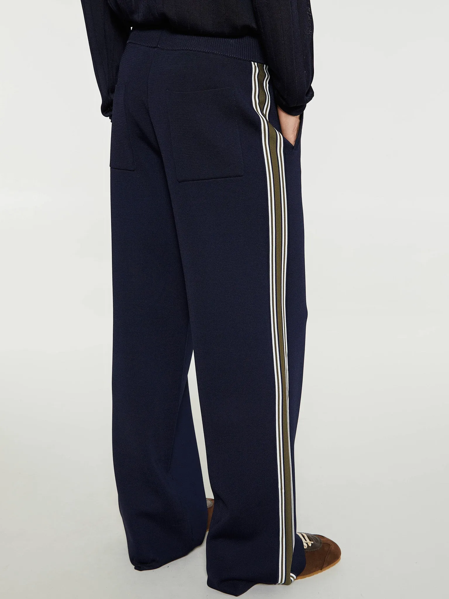 Tide Track Pants in Navy