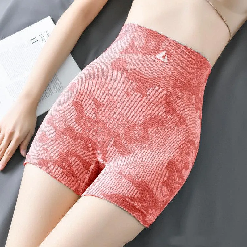 Tie Dye Shorts - Print Gym Yoga Shorts for Soft Workout & Running