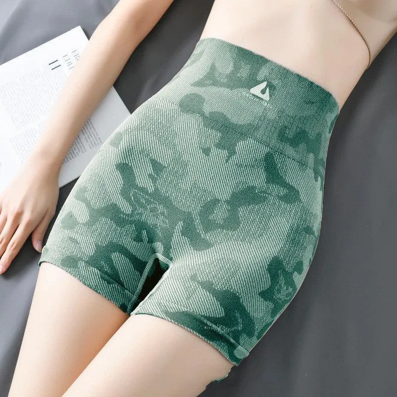 Tie Dye Shorts - Print Gym Yoga Shorts for Soft Workout & Running