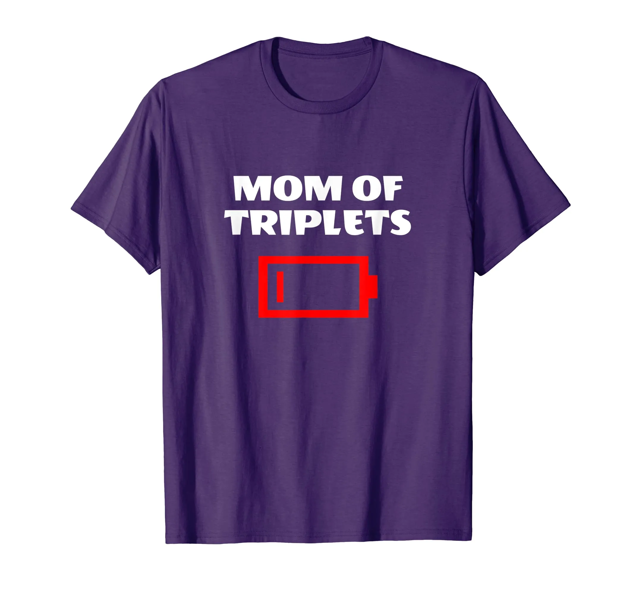 Tired Mom Of Triplets Mother Funny Mother's Day Gift T Shirt