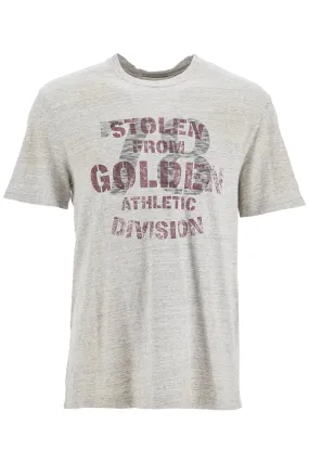 vintage print t-shirt GMP01220 P001643 GREY MELANGE/MULTICOLOR