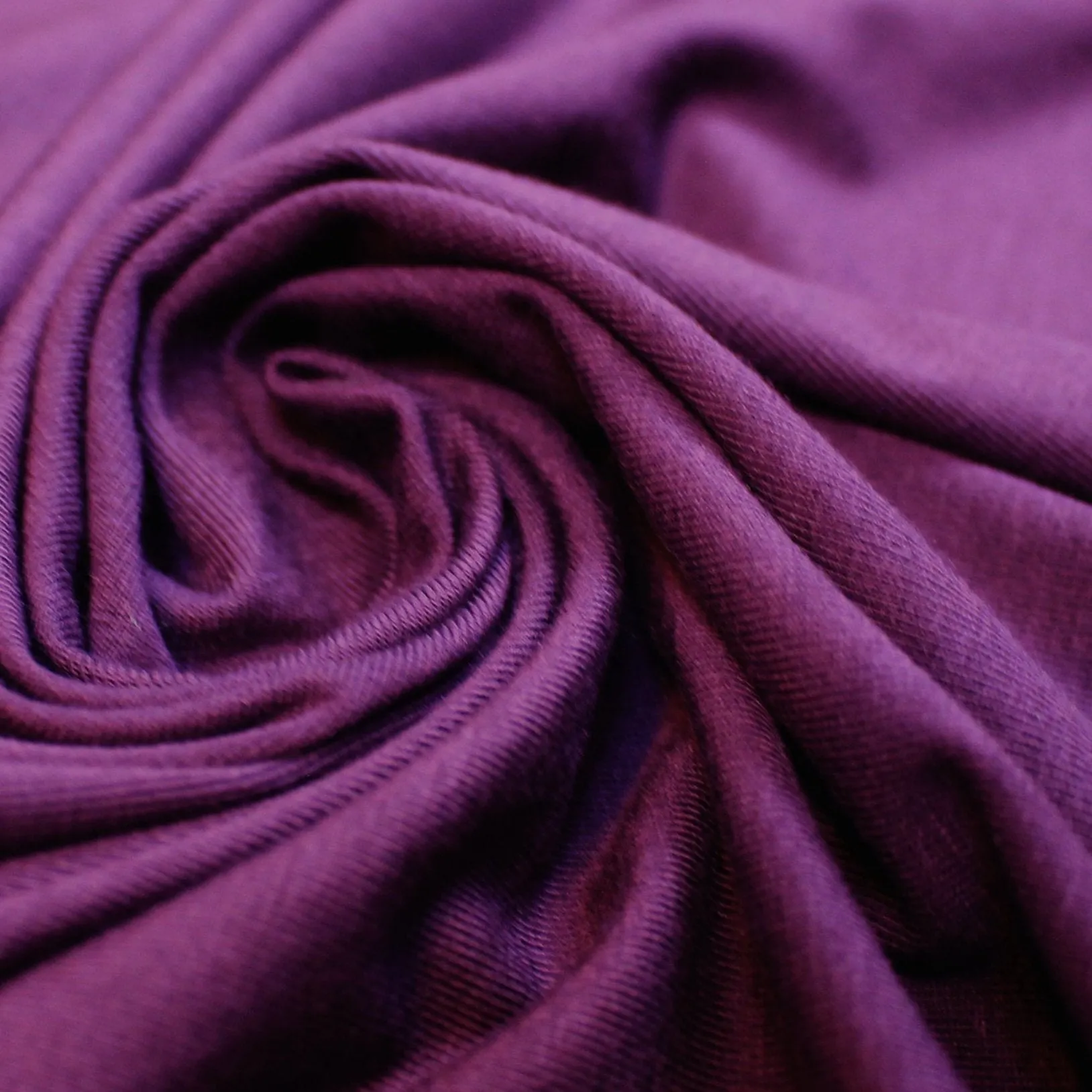 vivid plum Oeko-Tex bamboo/spandex 4-way jersey