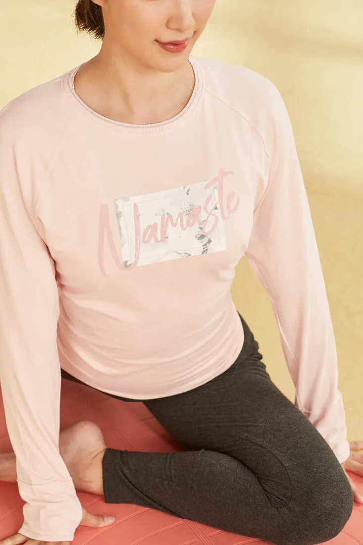Women's Cotton Yoga Leggings - Black/Grey