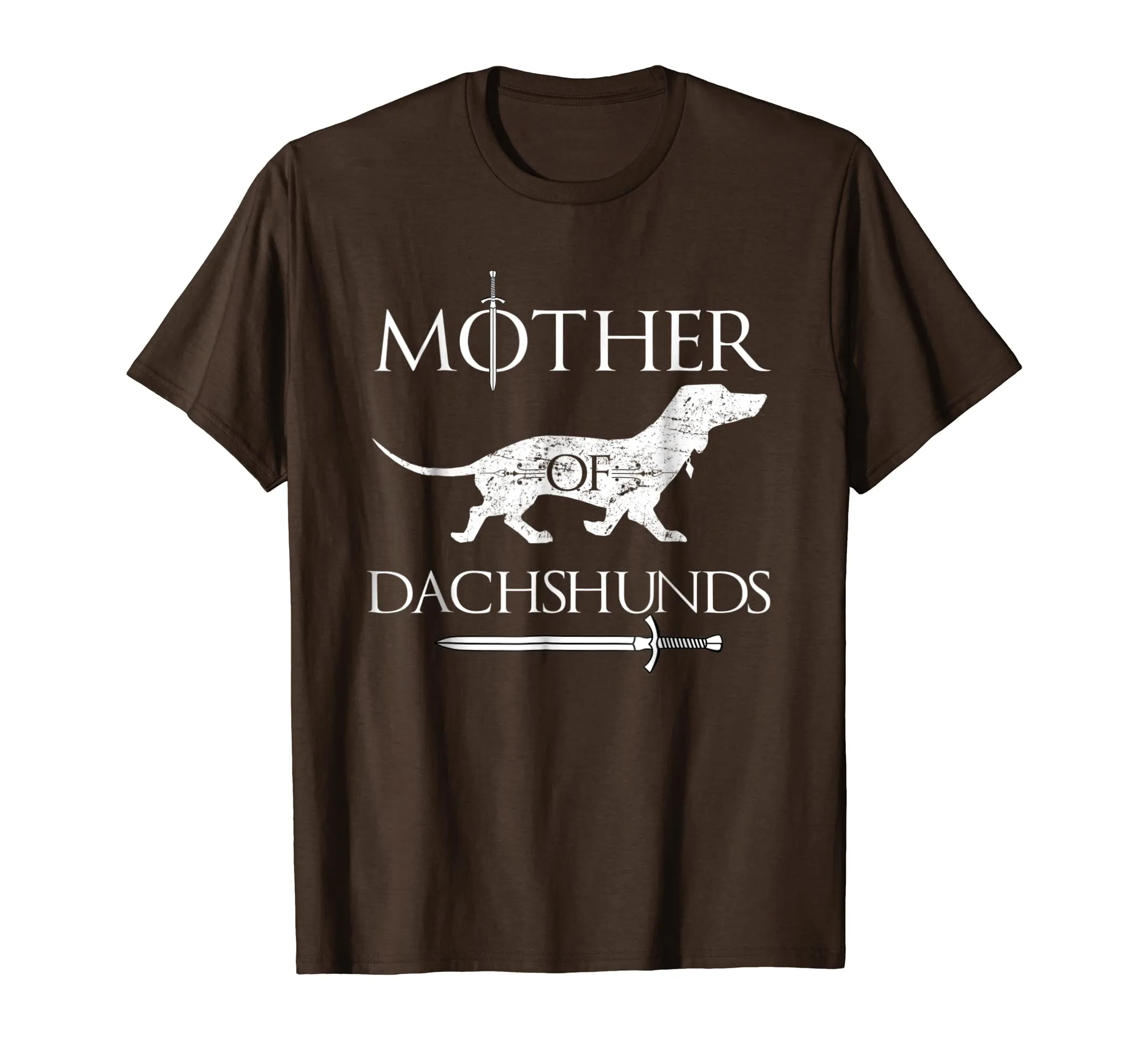 Womens Mother of Dachshunds Cute Dog Parent T-Shirt Gift