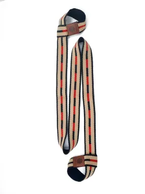 Yoga Mat Carry Strap Black Brown Red
